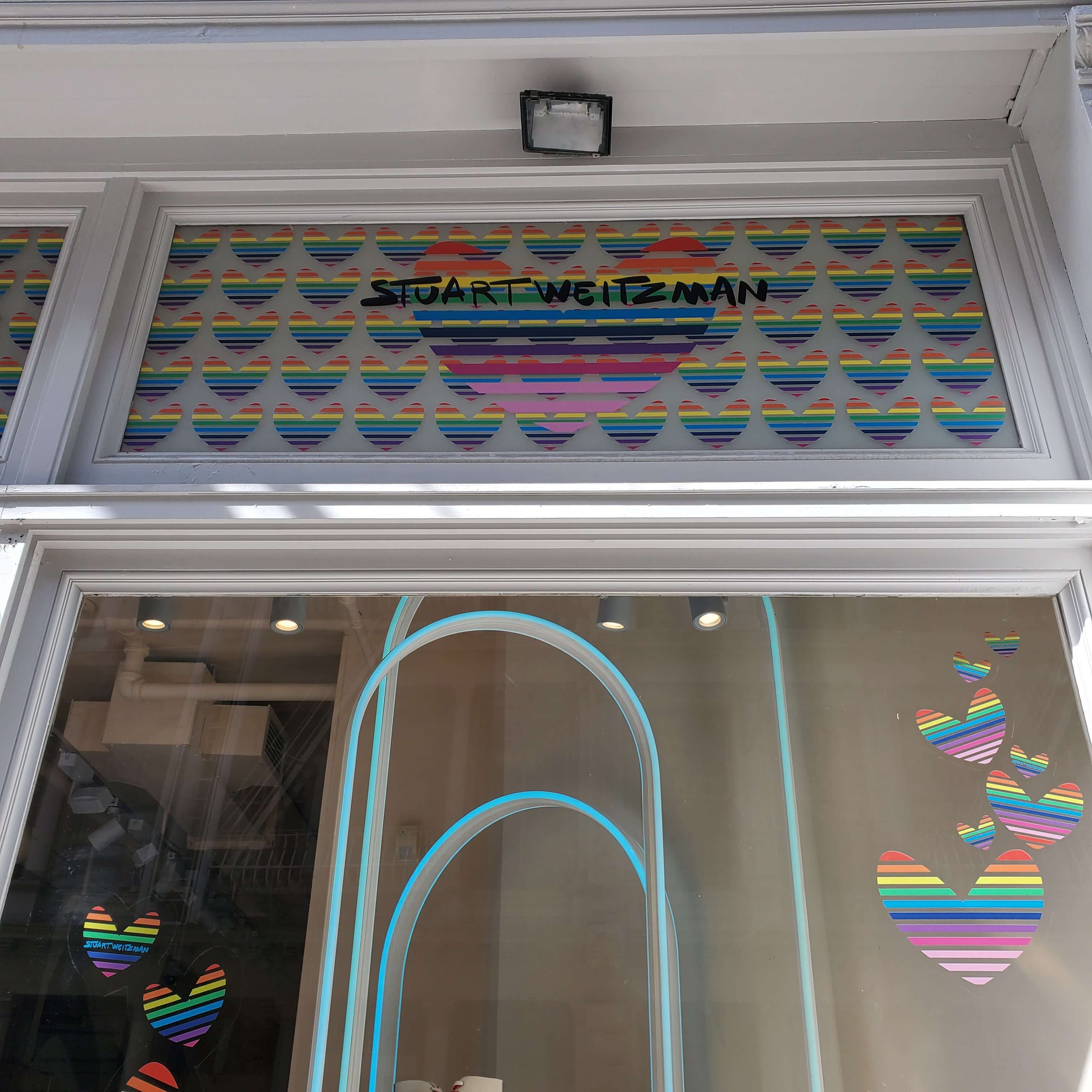 Pride Month 2021: Stuart Weitzman Goes Rainbow in SoHo